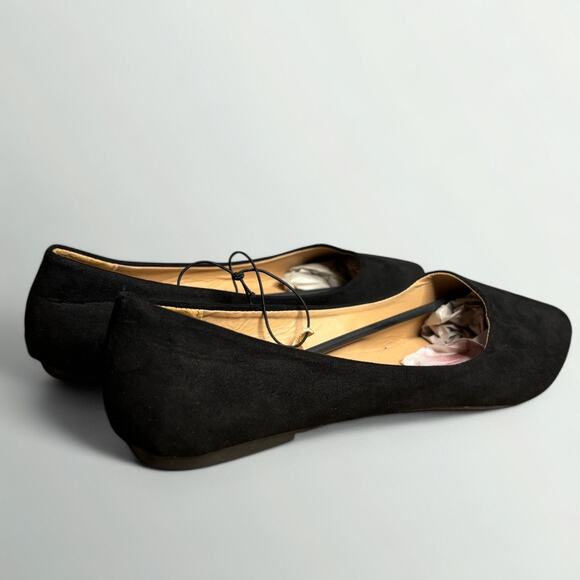 Bella Marie Angie Pointy Toe Slip On Classic Ballet Flats in Black - Picture 4 of 7